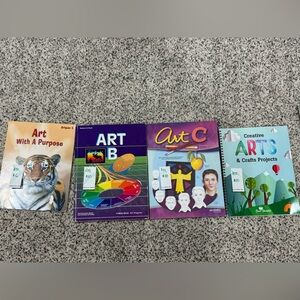 Art Learning Book Set for Kids - Multicolor